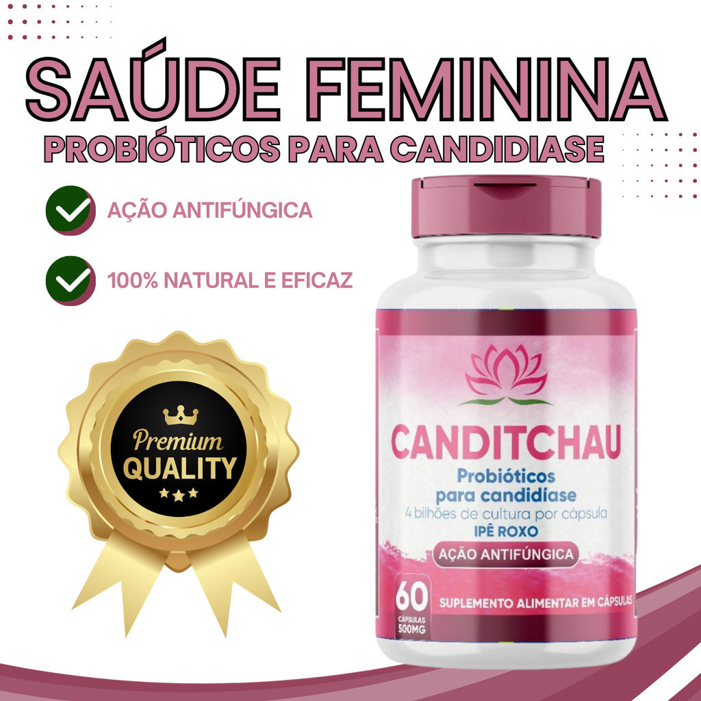 CANDITCHAU PROBIÓTICOS ANTIFUNGO LACTOBACILOS FLORA INTIMA CANDIDIASE ...