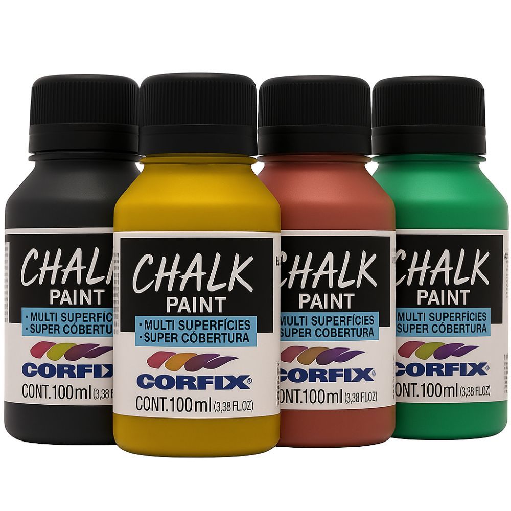 Tinta Chalk Paint Corfix 100 ml Ref. 23100 | Shopee Brasil