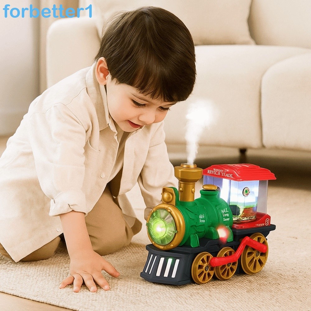 Vintage Electric Steam Sound Simulation Train Toy Educational ...