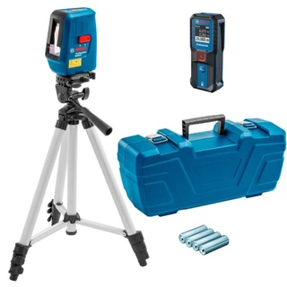 Kit Nível a laser 15 m com tripé Nivelox + Trena a laser 25 m GLM25-23 Bosch em Oferta na Shopee