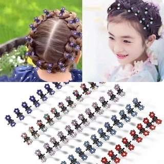 Kit 160 Mini Piranhas de Cabelo Com Strass – Presilhas Pequenas Antiderrapantes Para Mulheres/ Meninas e Penteados - WL em Oferta na Shopee