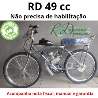 bicicleta motorizada 49cc não precisa de CNH em Oferta na Shopee
