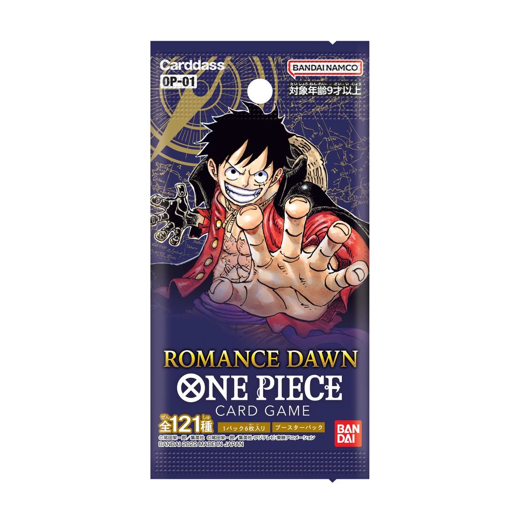 DIRETO DO JAPÃO Jogo de cartas BANDAI ONE PIECE ROMANCE DAWN OP-01