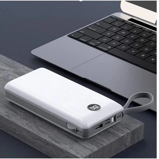 Power Bank Carregador Portátil 20.000mAh Digital compatível com iPhone e Samsung