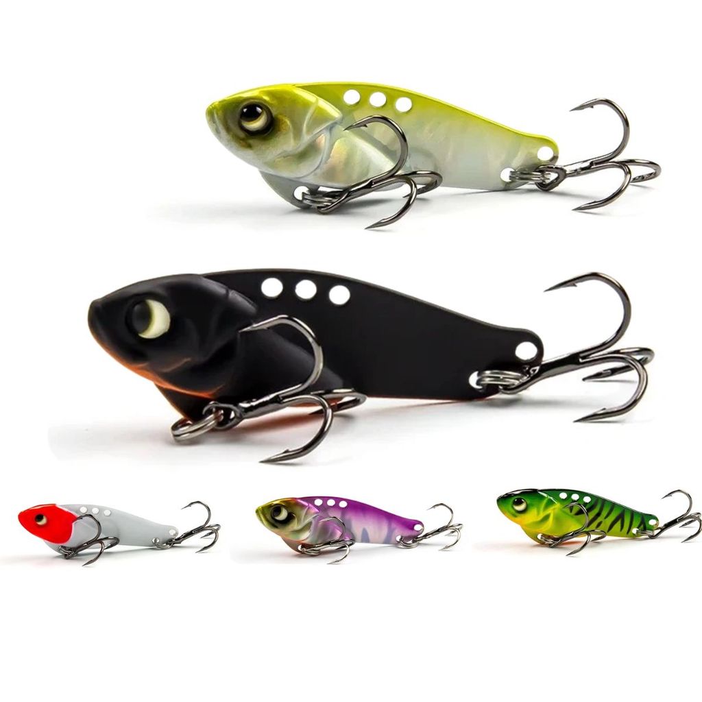 Kit Isca Artificial Pesca Ferrinho 5 Unidade 3.5 5gr Tilapia | Shopee ...