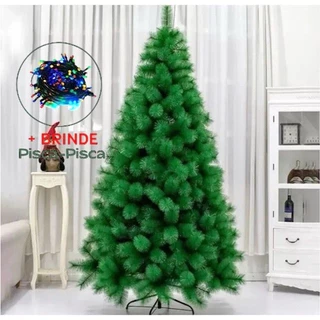 Árvore De Natal Pinheiro Verde Intenso Luxo 1,50m/1,80m/2.10m