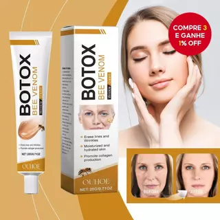 Novo Creme Facial de Veneno de Abelha Ouhoe Hidratação Suave Clareia a Pele Rejuvenescimento Delicado Pele Macia