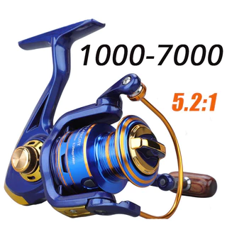 Sougayilang Carretel De Pesca Série 1000-7000 5.2 : 1 Relação De Engrenagem Alça Ajustável Alta Velocidade 12BB Rolament em Oferta na Shopee