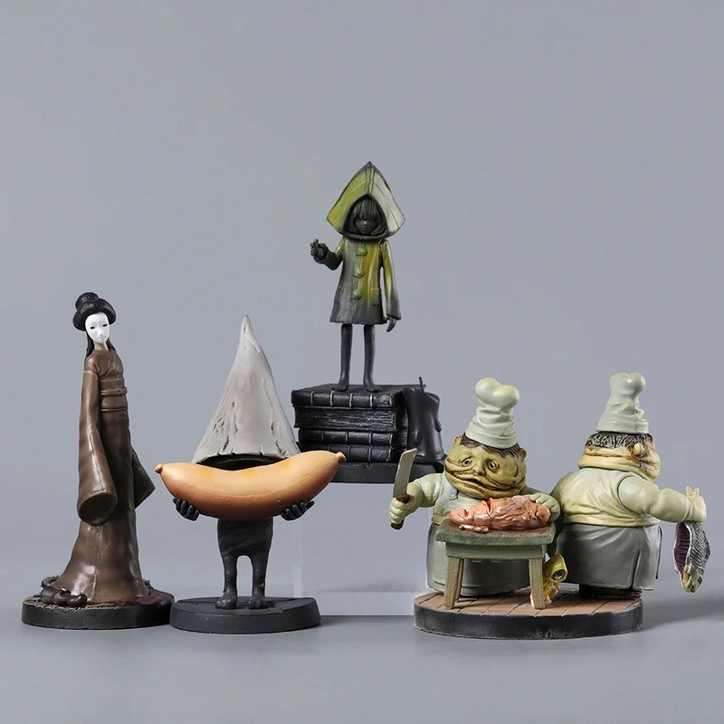 Little Nightmares The Twin Chefs/Lady PVC Figura Modelo Estatueta