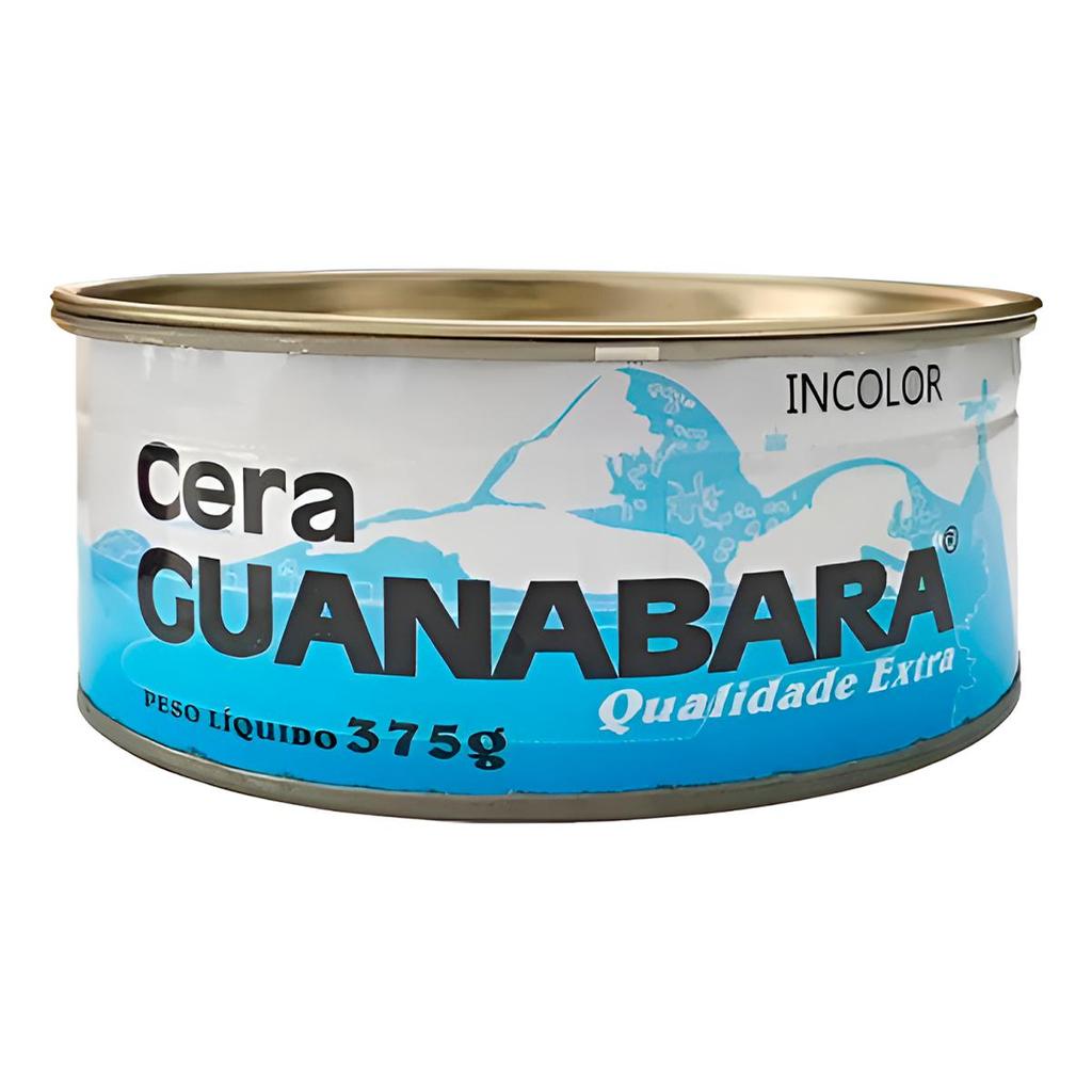 Cera Pasta Incolor Guanabara Extra Qualidade 375g | Shopee Brasil