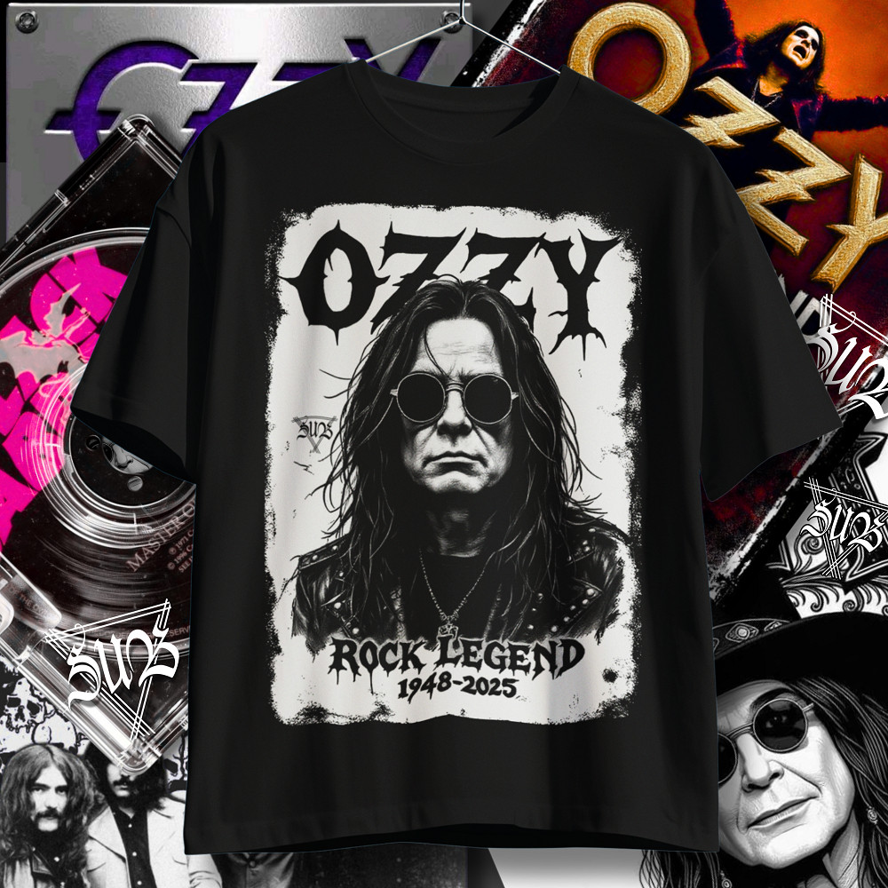 BIBLE OF OZZ /OZZY OSBOURNE/Tシャツ Camiseta Manga Curta Ozzy Osbourne Blizzard Of Ozz – Consulado do Rock