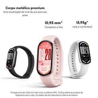 Relógio Smartwatch Xiaomi Mi Band 10 Tela AMOLED 1.72" Original Versão Global