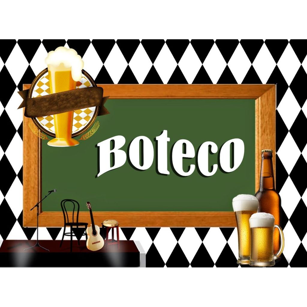 Painel Tecido Sublimado Retangular decor Boteco Bar | Shopee Brasil