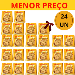 KITS 24 Mini Panettone Bauducco 80g | Frutas | Na Caixinha | Lembrancinha de Natal