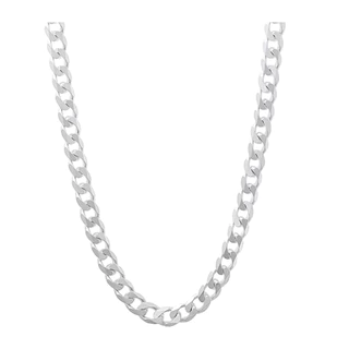 Corrente Masculina Prata Maciça 925 Grumet 60cm  7mm em Oferta na Shopee