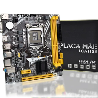 Placa Mãe Intel KP-H61/K LGA1155 DDR3 HDMI VGA Suporte i3 i5 i7 até 16GB RAM
