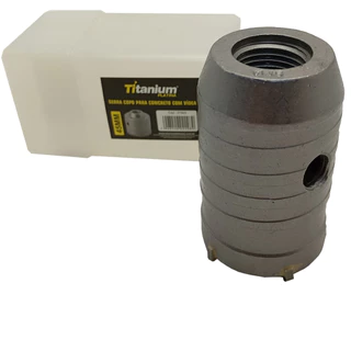 Serra Copo para Concreto com Vídea 35mm – Titanium Platina em Oferta na Shopee