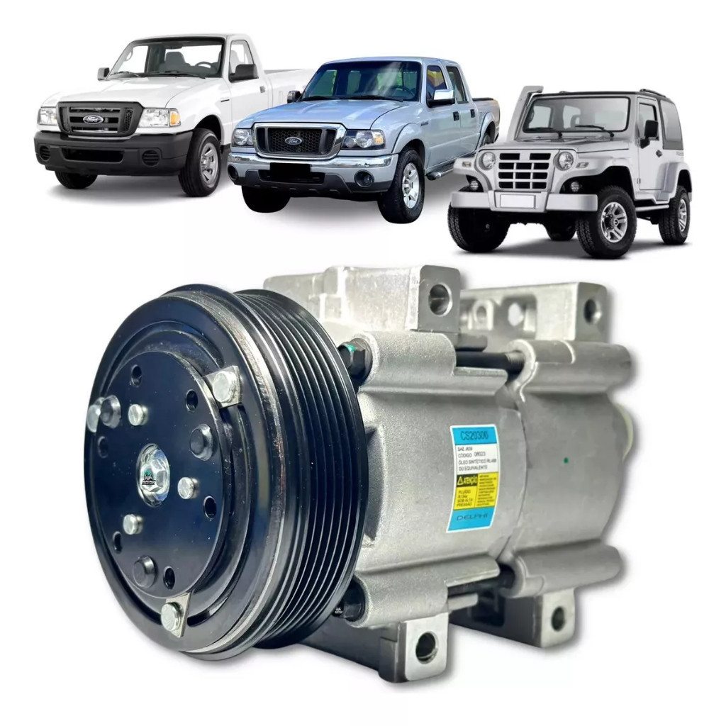 Compressor Ar Ford Ranger 2.3 2001 A 2012 / TROLLER 3.0 Original Delphi ...