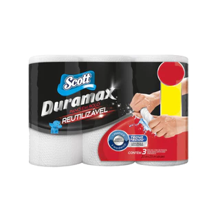 Pano Multiuso Branco 20,1x21,5cm Leve Mais Por Menos Com 03 Unidades Duramax Scott em Oferta na Shopee