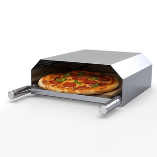 Forno Pizza Costela Carnes P/ Churrasqueira Inox com Abafador