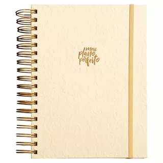 Meu Plano Perfeito | Planner Permanente | Capa Creme