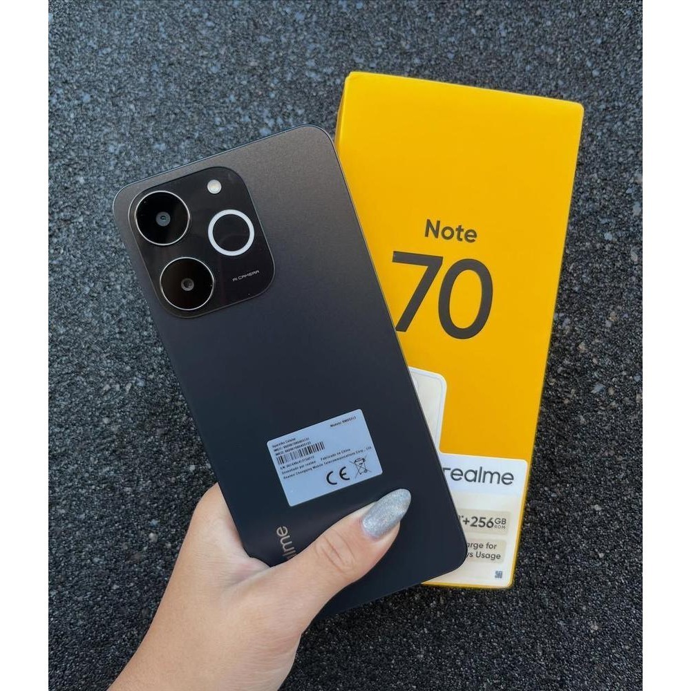 Realme Note 70 64GB | Black Friday Bateria 6300mAh + Tela 90Hz