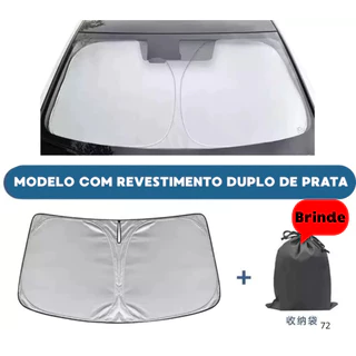Guarda Sol Carro Universal | Quebrador de Sol + Proteção UV Para-brisa
