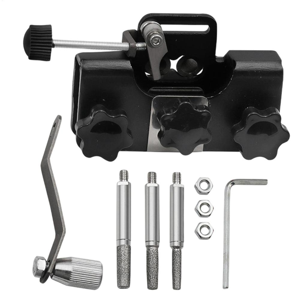 Chainsaw Chain Sharpener Chainsaw Sharpening Jig Kit with 3 Bits ...