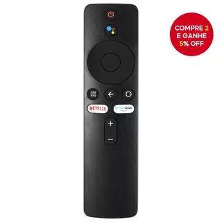 Novo controle remoto XMRM-00A de substituição compatível com MI Box 4X para televisão Xiaomi.