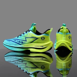 Tênis De Corrida Grandes Com Placa De Carbono , Malha Ultraleve E Respirável , Casual Versátil , Tamanhos 34-45 em Oferta na Shopee