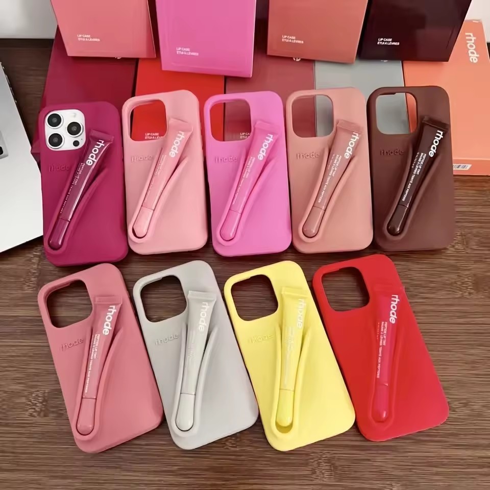 Rhode Sem Brilho Labial Caso Para IPhone 17 ProMax Ar 11 12 13 14