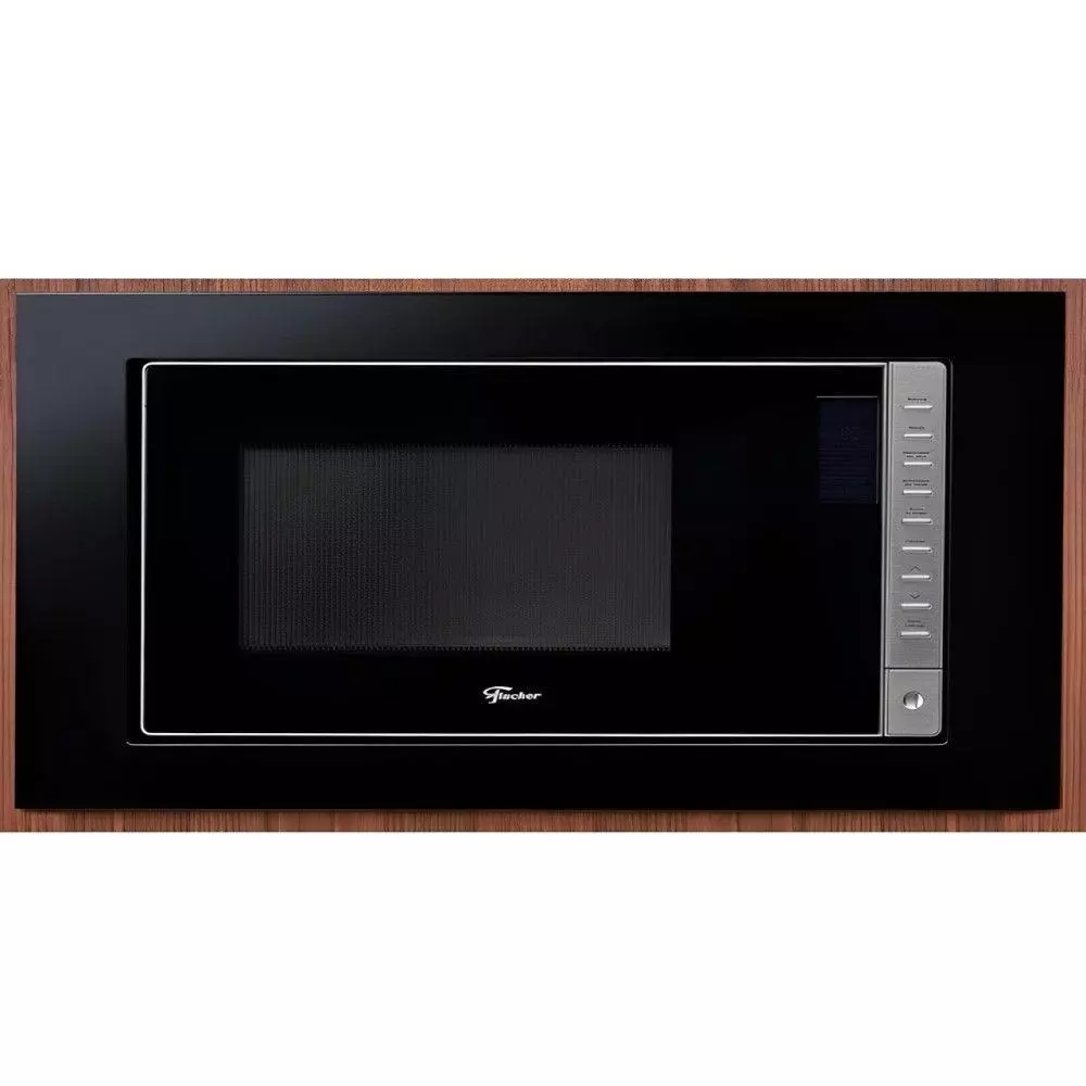 Micro ondas Embutir Fit Line 25L Moldura Preta 220V Fischer