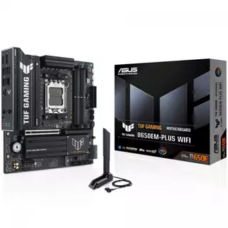Placa Mãe Asus TUF-Gaming B650EM-Plus WIFI, Chipset B650, AMD AM5, MATX, DDR5, 90MB1LU0-M0EAY0