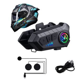 Fone Capacete V10 de Ouvido Moto Bluetooth | Controle de Voz e Resistente à Água — foto 2 — Achou Levou Brasil