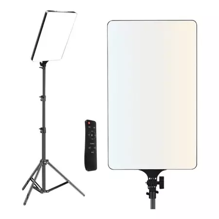 Iluminador Ring Light em LED 43cm mais Tripé 2 10m Cor Preto 220V