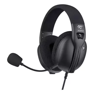 Headset Gamer Havit Fuxi-H5D P2 3.5Mm Drivers De 50Mm Preto Multiplataforma