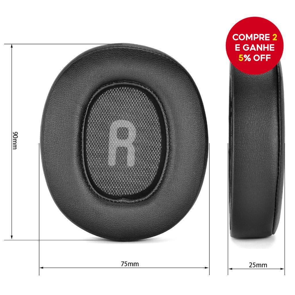 Almofadas Ovais Para Fones De Ouvido , Espuma Fone JBL Tune 700 (700BT)/710 (710BT)/720/750/760/770