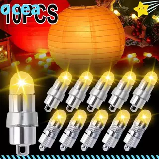 OCEA 10 Unidades Mini Lâmpada LED , Luz Branca Quente Para Festa De Casamento , Decoração De Natal , Balões À Prova D'ág