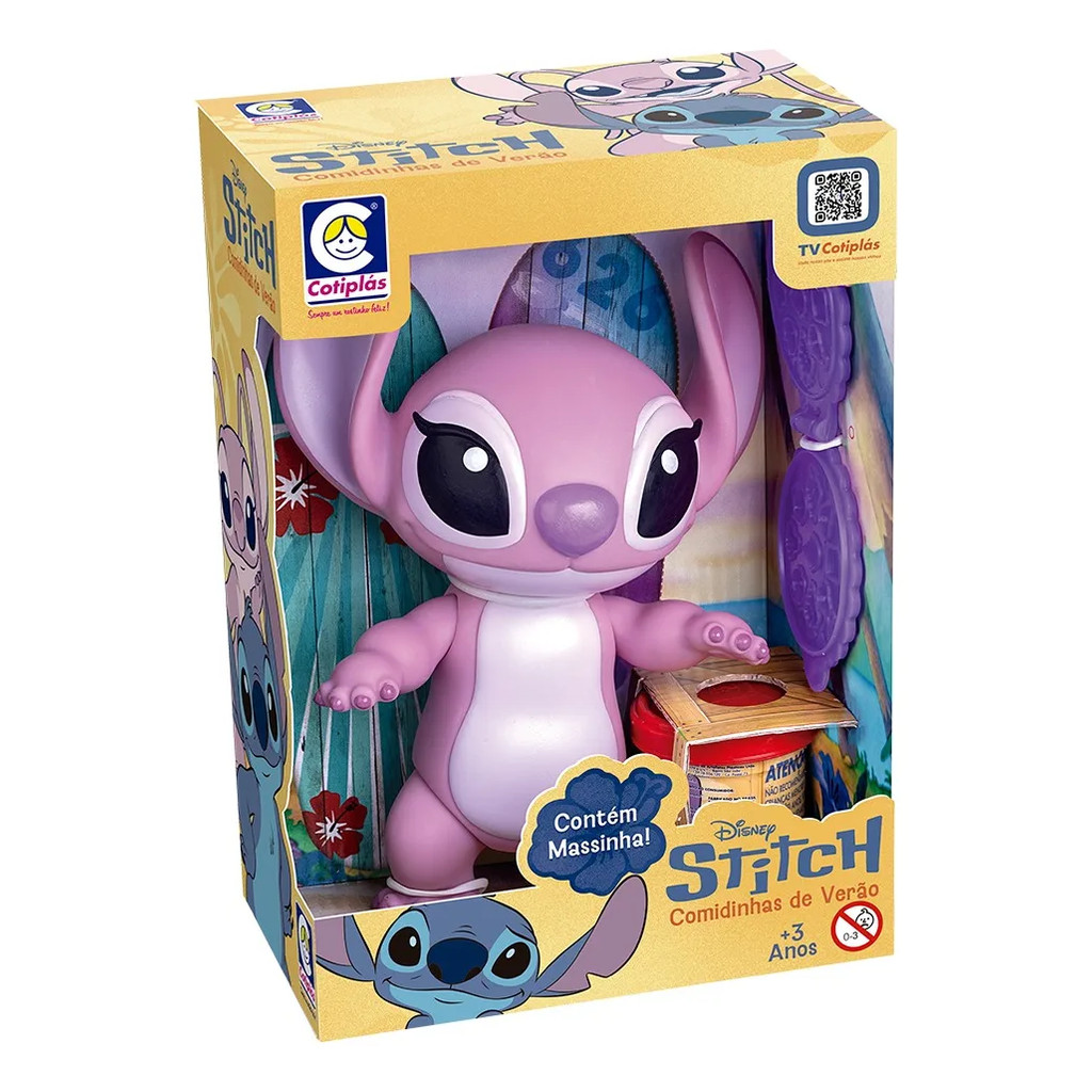 BONECA ANGEL STITCH COMIDINHA DE MASSINHA COTIPLÁS DISNEY | Shopee Brasil