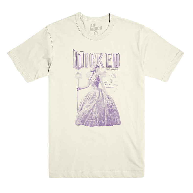 Camiseta Wicked Glinda Tonal Pose | Ropa Oficial De La Película Wicked | Diseño Único Y Cómodo