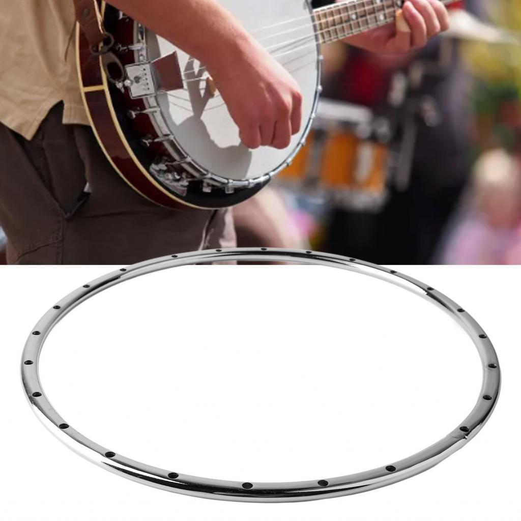 sakurabc Banjo Tensão Hoop Metal Aparência Fina Leve Com Furo 30cm ...