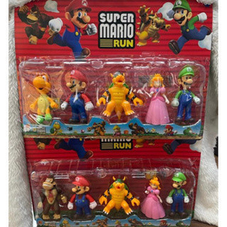 Cartelado Super Mário Bros Nintendo Articulado 5 bonecos de 14 cm Envio Imediato Promoção!! em Oferta na Shopee