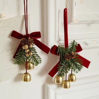 Decoração De Árvore De Natal Enfeites Maçaneta De Porta Pendurada Casa Pingentes