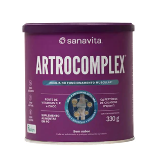 Articulação Sem Dor: Sanavita Artrocomplex | Pacote Econômico 330g em Oferta na Shopee