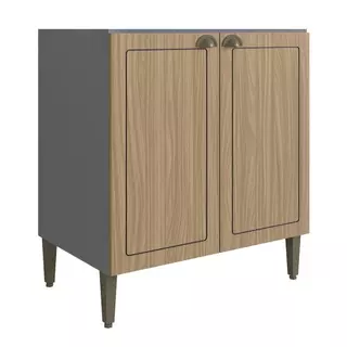 Balcão de Cozinha Modulada Herval Neuf, MDP 2 Portas 80 cm em Oferta na Shopee