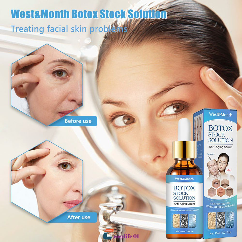 Novo Sérum Líquido Botox Retinol Collagen Facial Anti-aging Brightener ...