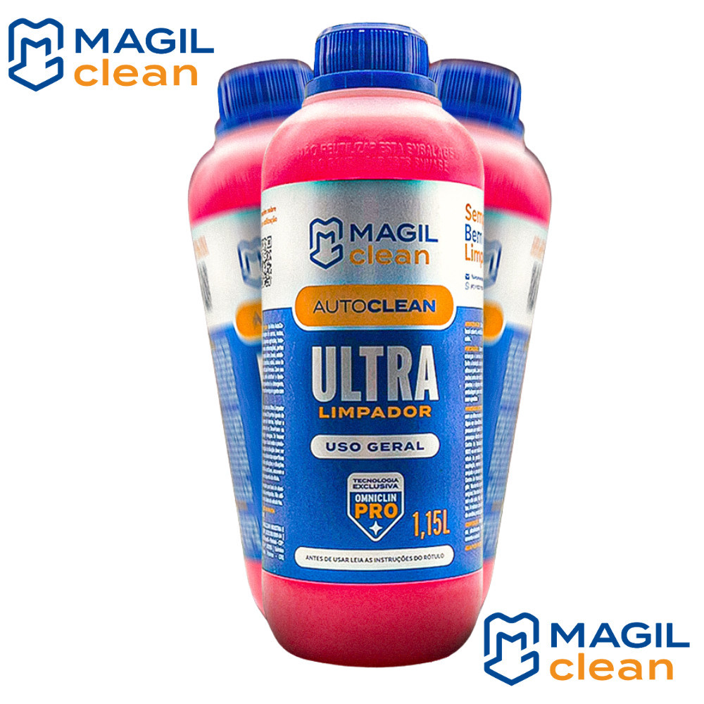 Magil Clean 1,15L Multilimpador Concentrado Limpeza Profunda Automotiva