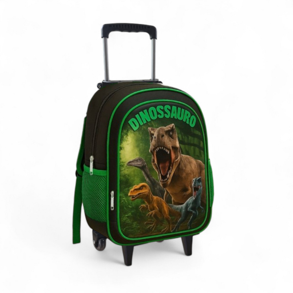 Mochila masculina Rodinhas Infantil Escolar Menino Reforçada - Silicone ...