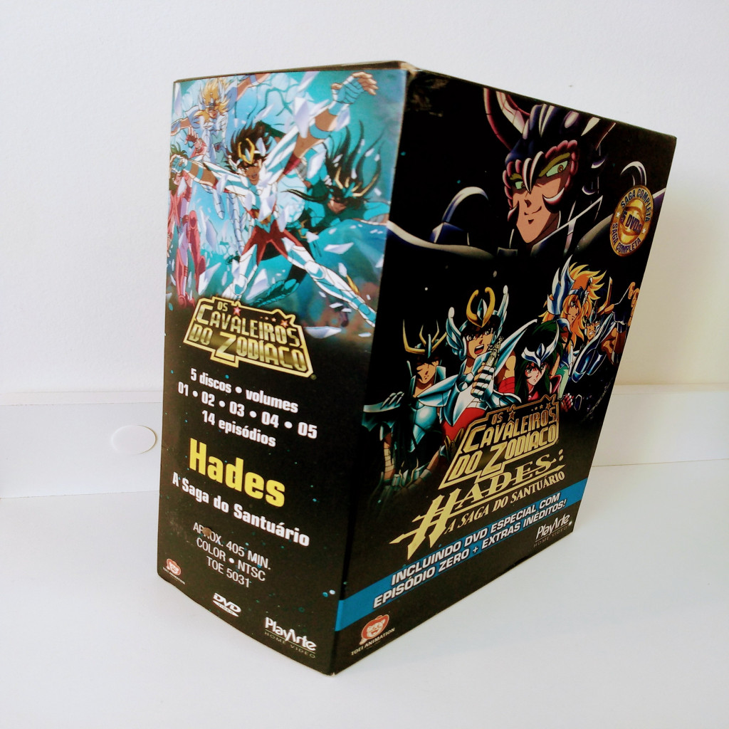 DVD Box DVD Cavaleiros do Zodiaco Saga Hades: a saga do santuário