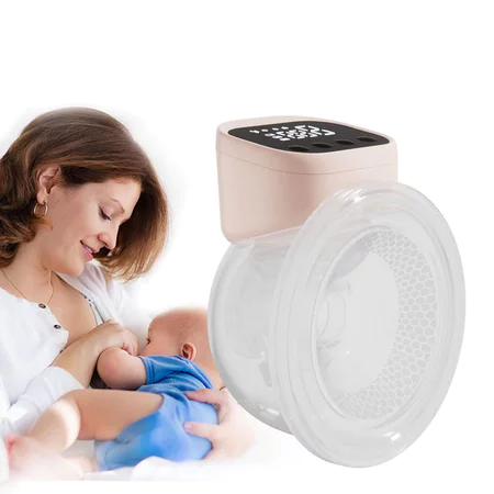 Bomba de Leite Elétrica Portátil Recarregável - Silenciosa, Mãos Livres e Sem Dor